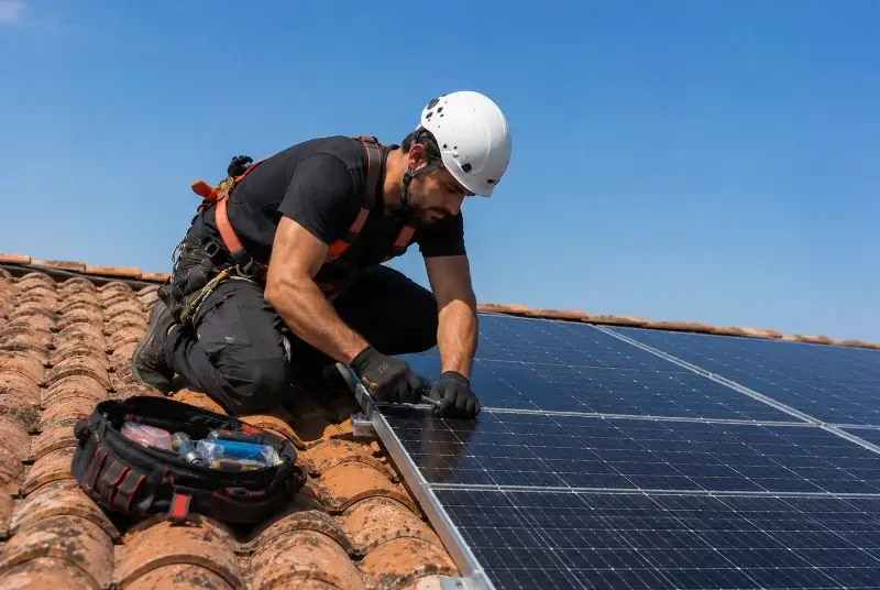 Maintenance et monitoring de panneaux solaires à Luc-en-Diois